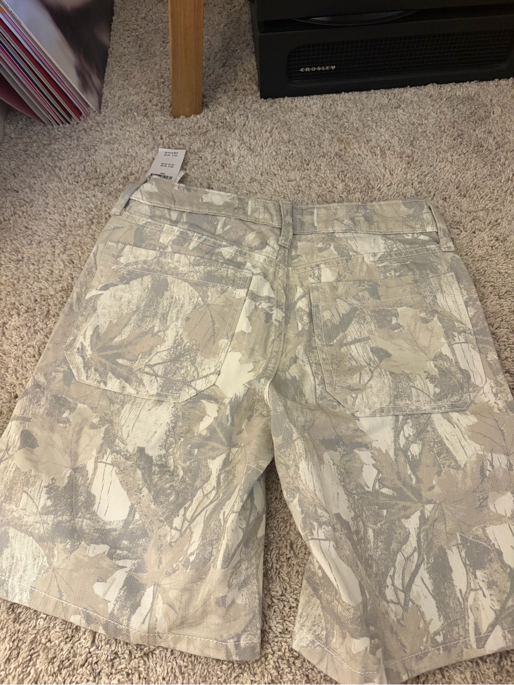 Hollister Beige camo Print Casual Shorts - Picture 4 of 4
